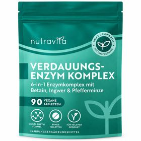 Nutravita Verdauungsenzyme mit Ingwer und Pfefferminze