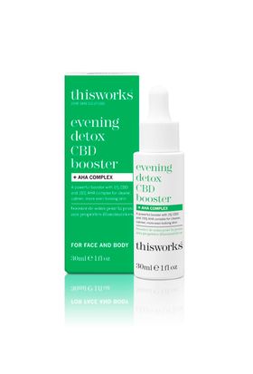 This Works evening detox CBD booster + AHA