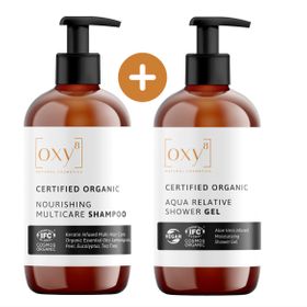 oxy8 Naturkosmetik Set - HAAR SHAMPOO & DUSCHGEL - Pflege Duo für den Mann