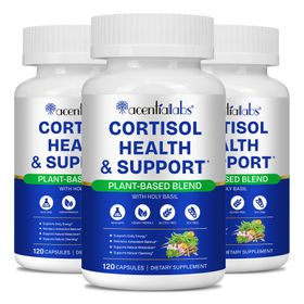 ALIVER Cortisol Support Unterstützung Komplex Ashwagandha Magnesium Kapseln