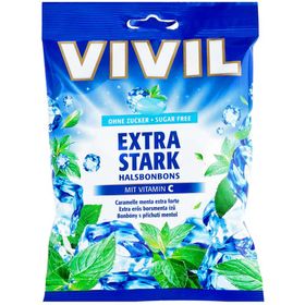 Vivil Halsbonbons Extra Stark mit Vitamin C ohne Zucker