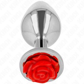 Kink - Analplug mit roter Rose