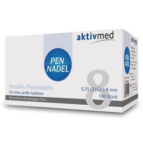 GlucoCheck Pennadeln für eine sichere Insulininjektion (8 mm)