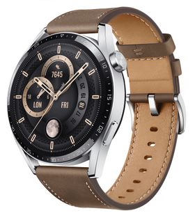 Huawei Watch GT3 46mm Stainless Steel Leder 1,43 Zoll Smartwatch Fitnesstracker
