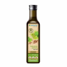 Bioherba Traubenkernöl kaltgepresst – Natürliches Traubenkernöl