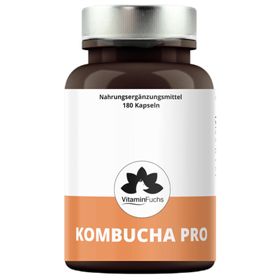 Kombucha Kapseln mit Vitamin E  - Hochdosiert von VitaminFuchs