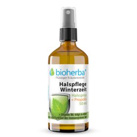 Bioherba Halspflege Winterzeit Halsspray + Propolis Extrakt