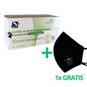 Deepblue COVID-19 Antigen Corona Schnelltest + Gratis Nanovio FFP2
