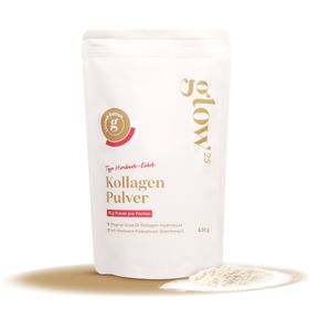 Glow25® Collagen Pulver - Himbeer-Kokos - Premium Kollagen Hydrolysat