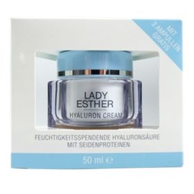 Lady Esther Cosmetic Hyaluron Cream inkl. 3 Hyaluron Ampullen