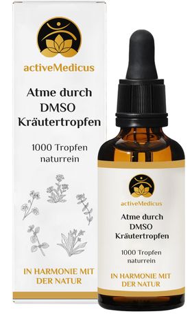 Atme durch DMSO Kräutertropfen