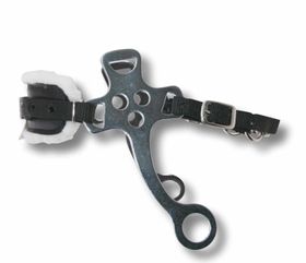 Hackamore AMKA aus Nylon mit Kunstfellunterlage VB-WB, stufenlos verstellbar