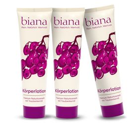 biana Körperlotion – Premium Naturkosmetik mit Traubenkernöl OPC