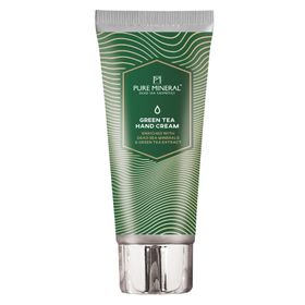 Pure Mineral – Handcreme mit Grüntee – Totes Meer Mineralien, Jojoba & Mandel – Ohne Parabene