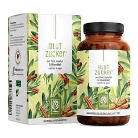 Blutzucker - Komplex mit Zimt, Inositol & Olivenblatt - NATURTREU®