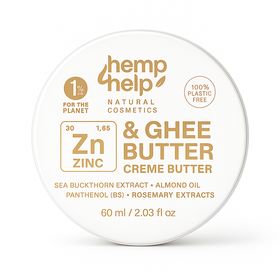 H4H Naturals® Zink & Ghee Butter Creme – beruhigende Pflege bei gereizter Haut