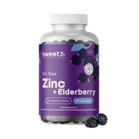 Sweet Nutribites Zink mit Holunder Gummies - Immunsystem und Energie