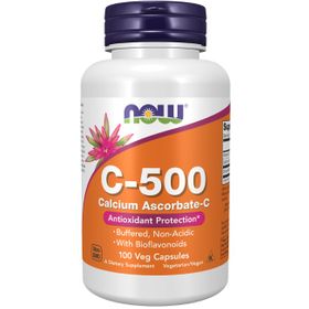 Now Foods Vitamin C-500 Calcium-Ascorbat-C 100 Veg-Kapseln