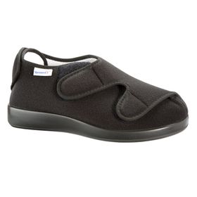 Varomed Klettpantoffel "DUBLIN XXL", extreme Weite, schwarz