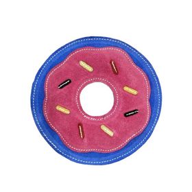 ChronoBalance Spielzeug Donut aus Leder für Hunde