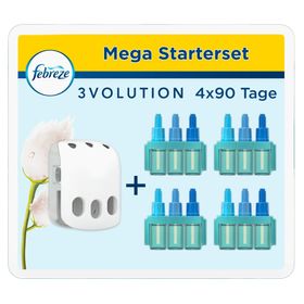 Febreze 3Volution Duftstecker Starterkit + 4er Nachfüller Reine Frische