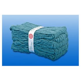 NOBA Bauchtuch vorgewaschen grün mit Schlaufe 4-lagig 10 cm x 90 cm 20 Stück
