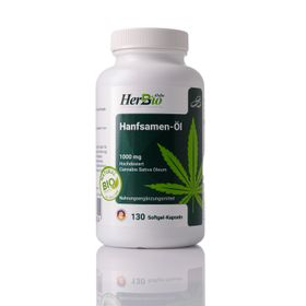 HerbBio bio Hanfsamen-Öl 1000mg
