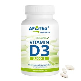 APOrtha® Vitamin D3 Kapseln - 5.000 IE