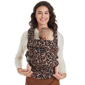 Momcozy Baby Trage - Leichte & Atmungsaktive Leopard