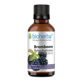 Bioherba Brombeere  Rubus fruticosus  Tropfen  Tinktur Extrakt