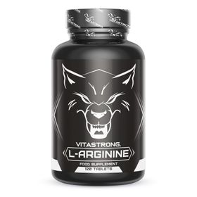 Vitastrong Arginin + Vitamin B6 – 120 Tabletten, Muskelpumpe