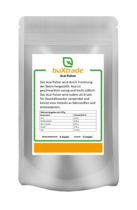 buXtrade Acai Pulver