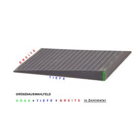 Mobilex Vollgummirampe ohne Klebstoff