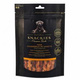 SNACKIES Feine Hühnerbrust mit Karotte - Single-Protein Snack für Hunde