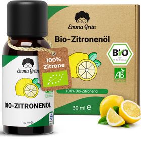 Emma Grün® ätherisches Bio Zitronenöl naturrein & hochdosiert