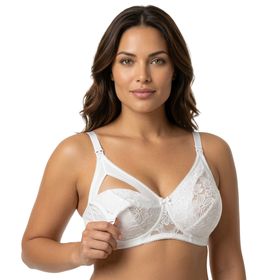 MYSANITY® Still BH mit Rebrodè Spitze Cup DD Weiß