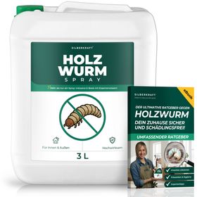SILBERKRAFT Holzwurm Spray inkl. E-Book
