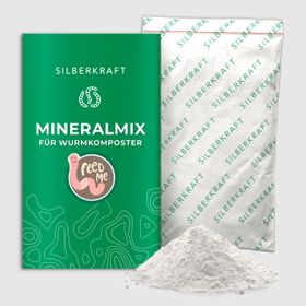 SILBERKRAFT Wurmfutter / Mineral-Mix für Wurmkomposter und Kompost-Würmer