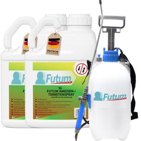 FUTUM 2x5L Ameisen- / Termitenspray + 5L Sprüher