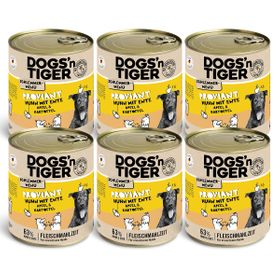 Dogs’n Tiger Adult Hundefutter, Proviant, Nassfutter, Huhn & Ente