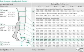 Juzo Dynamic Cotton Kompressionsstrümpfe aus hautfreundlicher Baumwolle, versch. Längen