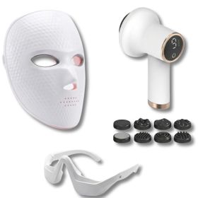 Beauty- & Silhouette-Box – LED-Gesichtsmaske, Anti-Müdigkeits-Augenmaske & Anti-Cellulite-Massager