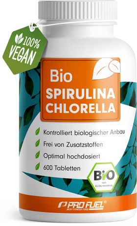 ProFuel - Bio Spirulina & Chlorella Presslinge Laborgeprüft mit Zertifikat