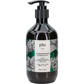 PLU Scrub Wash Raspberry and Mint Shower gel