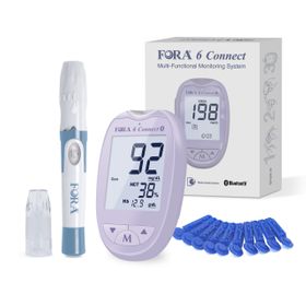 FORA 6 Connect Cholesterin-Messgerät – Special Edition (Lila) - mg/dl - The Tester