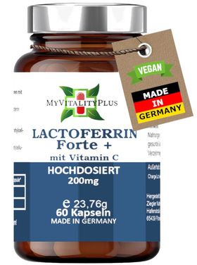 Lactoferrin Forte+ mit Vitamin C | SAPURA®