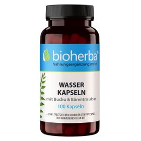 Bioherba Wasser Kapseln mit Buchu & Bärentraube