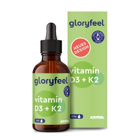 gloryfeel® Vitamin D3 K2 (K2VITAL® von Kappa) Tropfen
