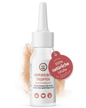 Ohrmilben Tropfen für Haustiere - 40ml
