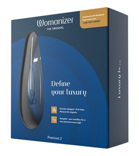 Womanizer Premium 2 Druckwellenstimulator blau